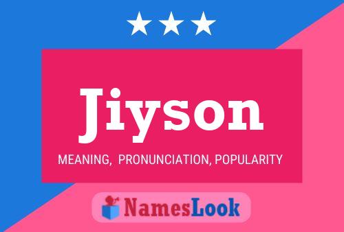 Jiyson Name Poster