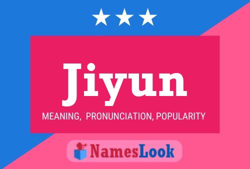 Jiyun Name Poster