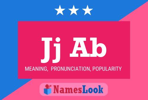 Jj Ab Name Poster