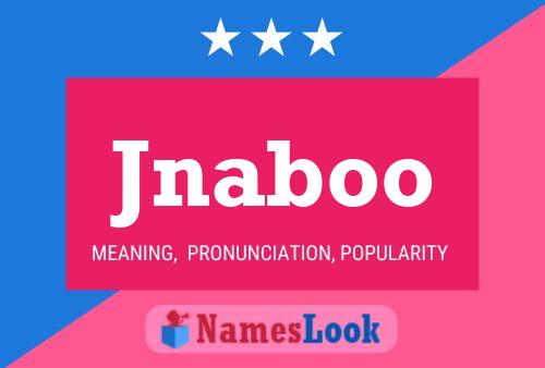 Jnaboo Name Poster