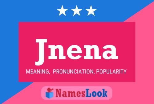 Jnena Name Poster