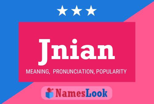 Jnian Name Poster