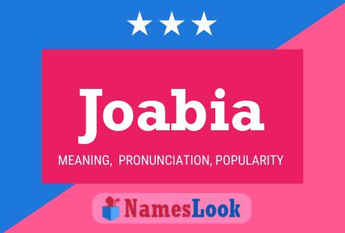 Joabia Name Poster