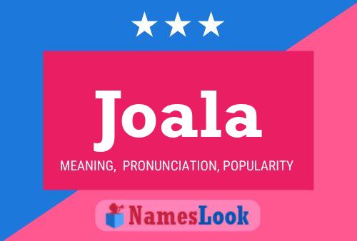 Joala Name Poster