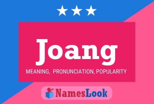 Joang Name Poster