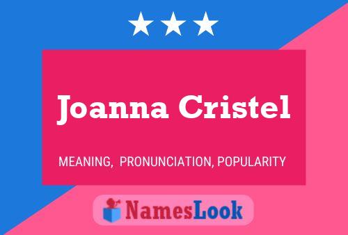 Joanna Cristel Name Poster