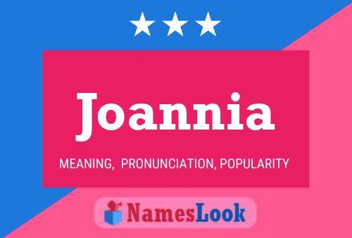 Joannia Name Poster