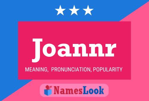 Joannr Name Poster