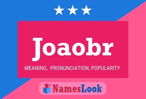 Joaobr Name Poster