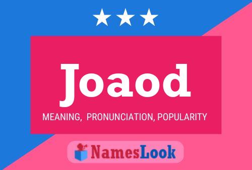 Joaod Name Poster