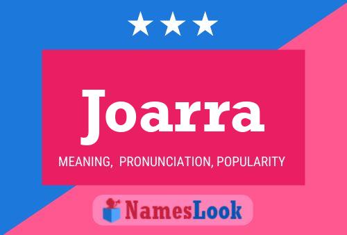 Joarra Name Poster