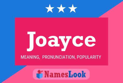 Joayce Name Poster