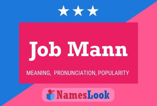 Job Mann Name Poster