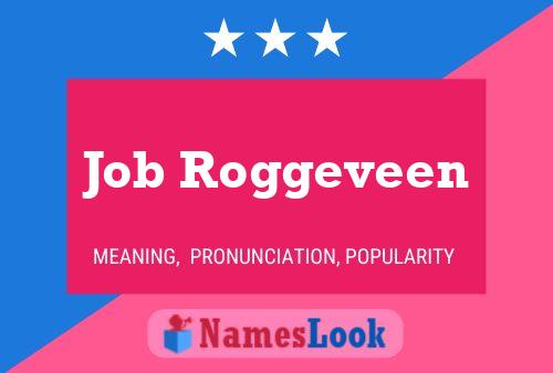 Job Roggeveen Name Poster