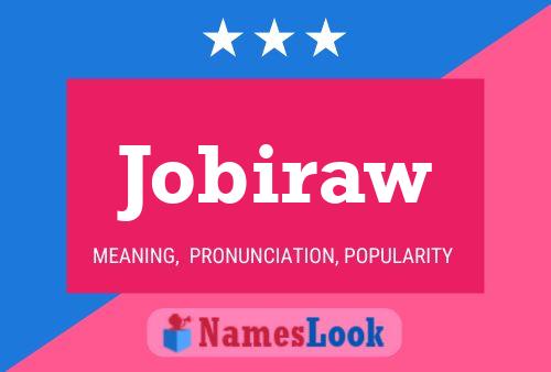 Jobiraw Name Poster