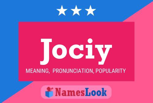 Jociy Name Poster