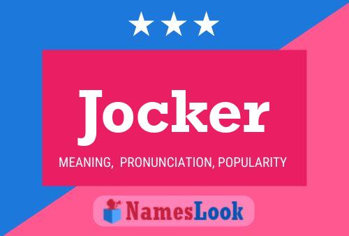 Jocker Name Poster