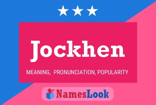 Jockhen Name Poster