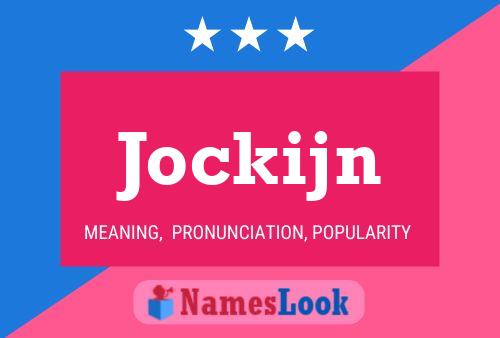 Jockijn Name Poster