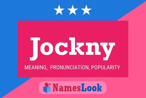 Jockny Name Poster