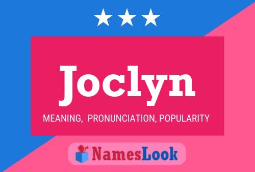 Joclyn Name Poster