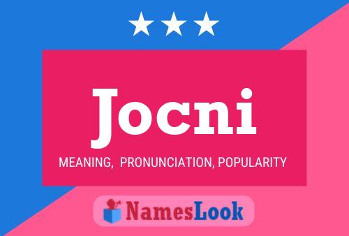 Jocni Name Poster