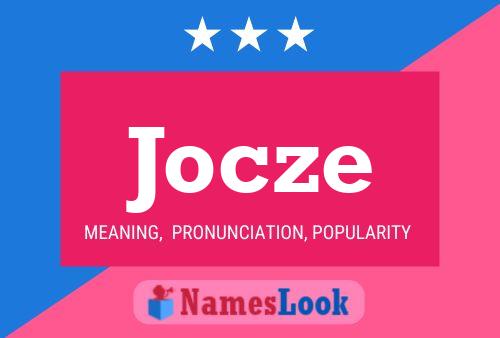 Jocze Name Poster