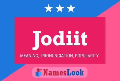 Jodiit Name Poster