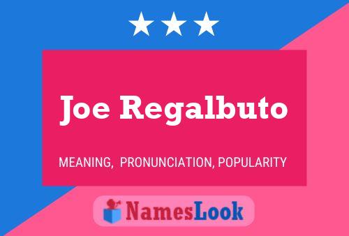 Joe Regalbuto Name Poster