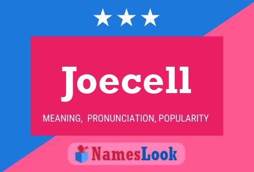 Joecell Name Poster