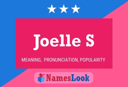 Joelle S Name Poster