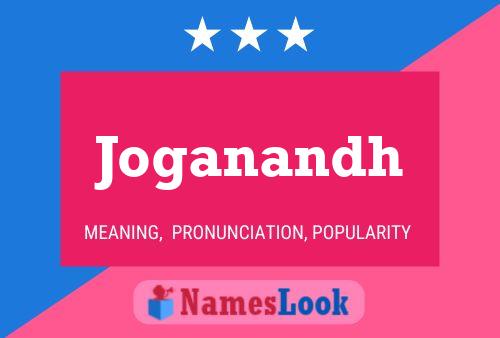 Joganandh Name Poster