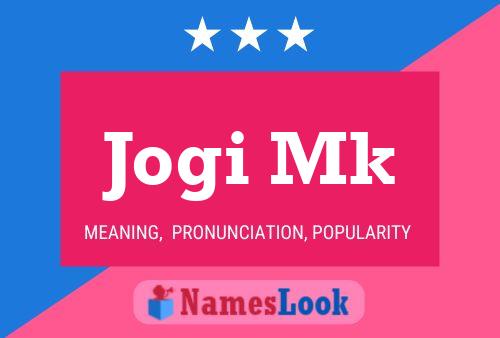 Jogi Mk Name Poster