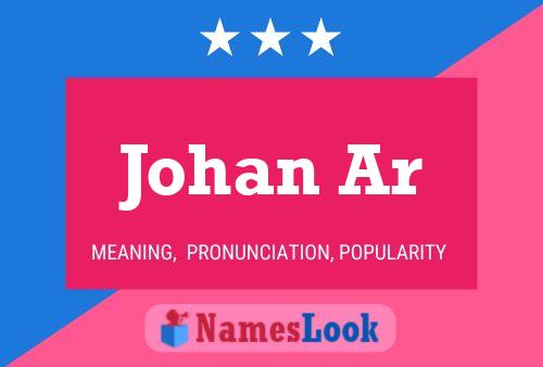 Johan Ar Name Poster