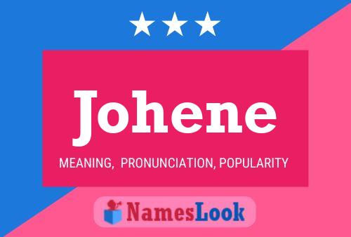 Johene Name Poster