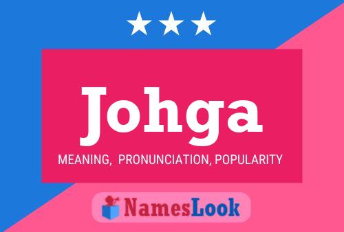 Johga Name Poster