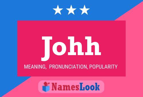 Johh Name Poster