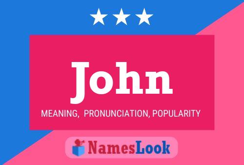 John Name Poster