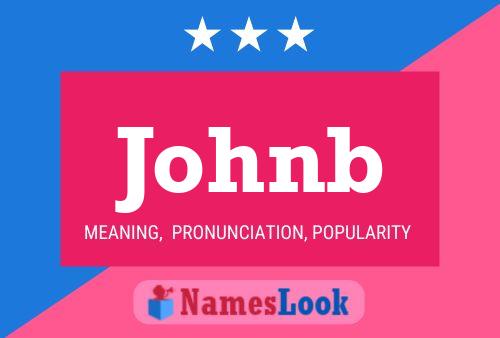 Johnb Name Poster