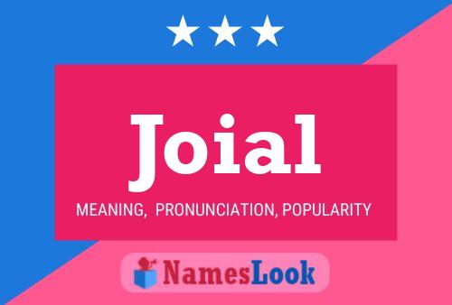 Joial Name Poster