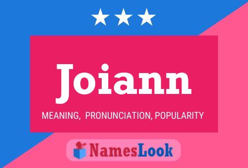 Joiann Name Poster