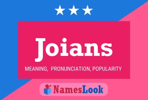 Joians Name Poster