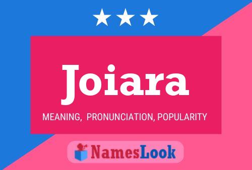 Joiara Name Poster