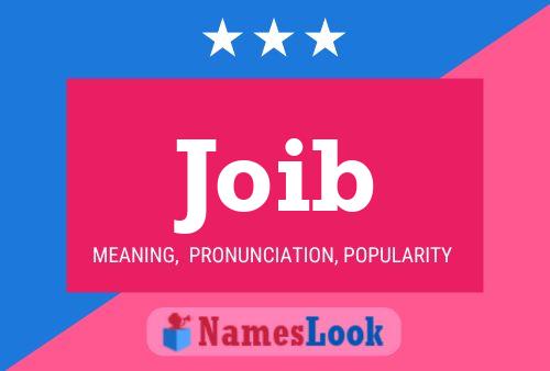 Joib Name Poster