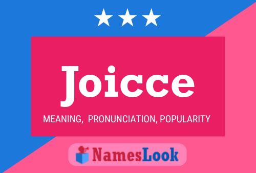 Joicce Name Poster