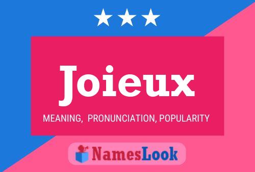 Joieux Name Poster