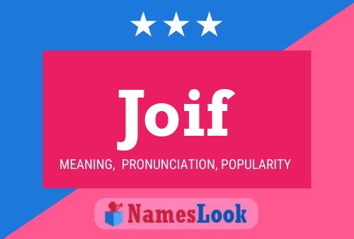 Joif Name Poster