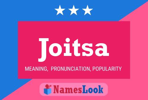 Joitsa Name Poster