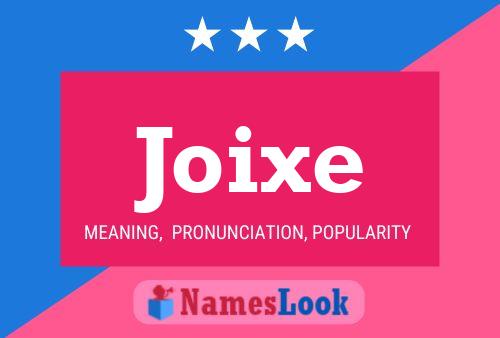 Joixe Name Poster