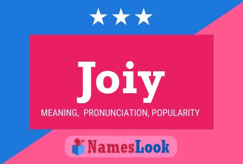 Joiy Name Poster